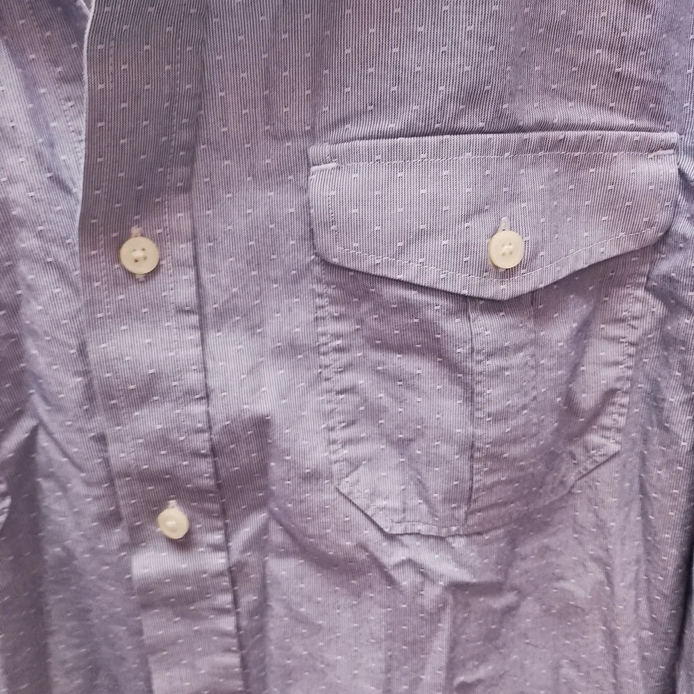 Banana Republic Blue Casual Button Down Shirt with Classic Design